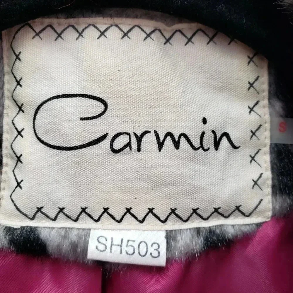 Carmin Snow Leopard Animal Print Coat - Picture 4 of 7